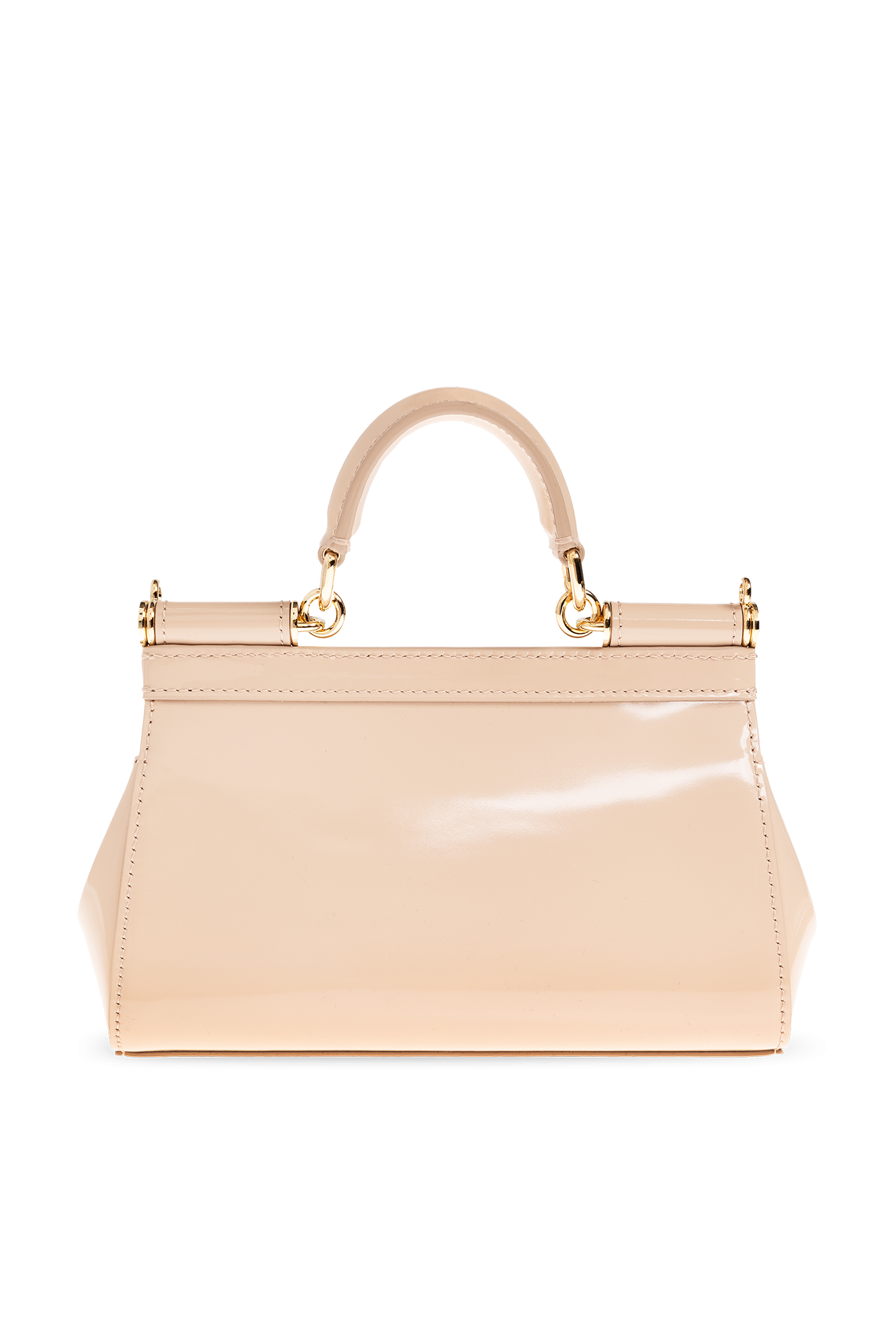 ショルダーバッグ・ポシェット DOLCE  GABBANA Women Shoulder Bags BB7756A3G19 80002 WHITE Dolce & Gabbana DG Logo Leather Shoulder Bag | Neutrals